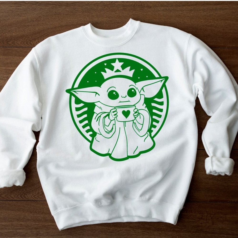 Custom Baby Yoda Sweatshirt